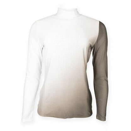 EquestrianClub Training Shirt XS / Chocolate Ombre EquestrianClub- Chaya Turtleneck equestrian team apparel online tack store mobile tack store custom farm apparel custom show stable clothing equestrian lifestyle horse show clothing riding clothes EquestrianClub- Chaya Turtleneck horses equestrian tack store
