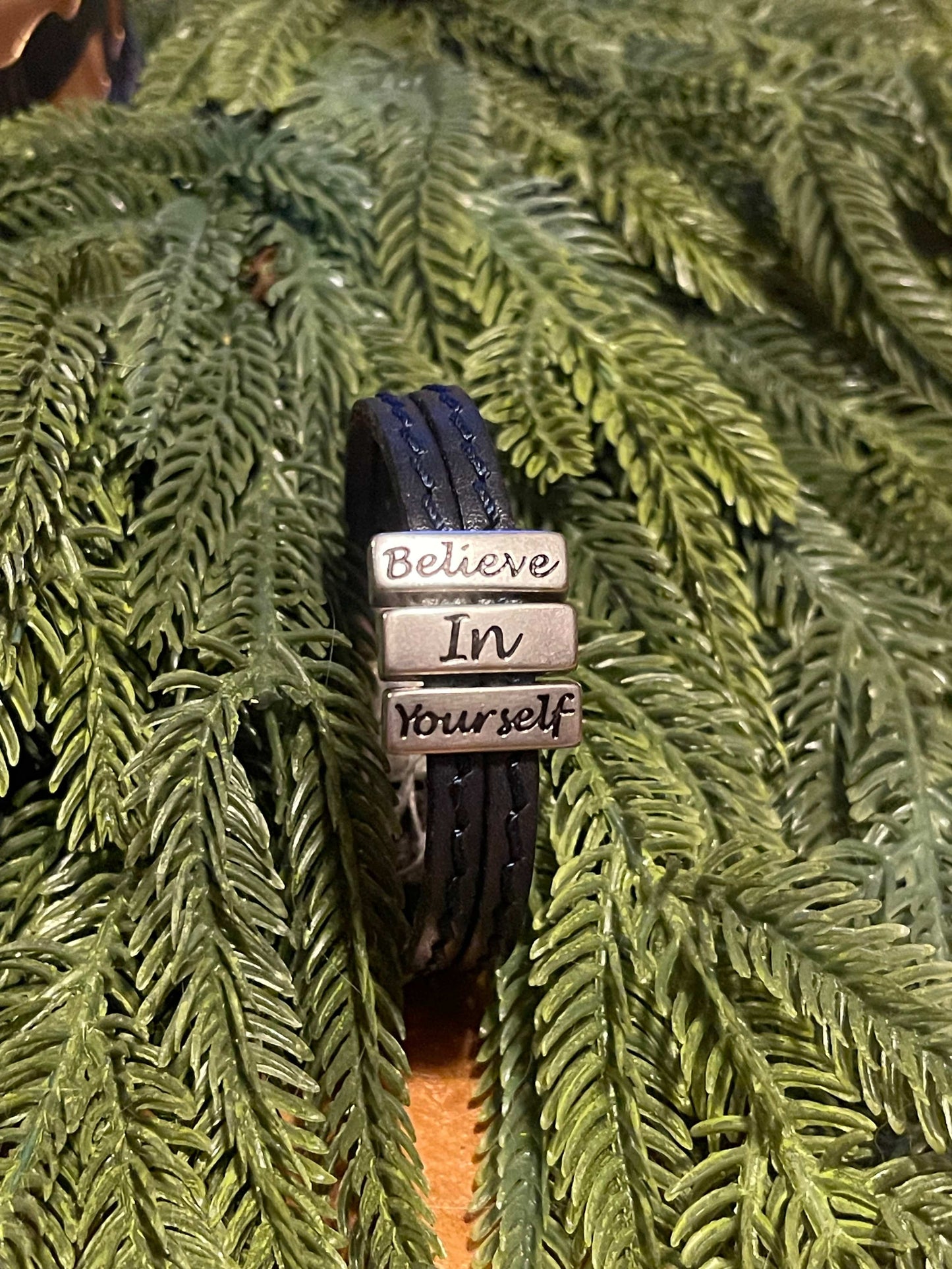 LILO Accessory Believe In Yourself / Navy Lilo- Bracelet Youth (Wynne) equestrian team apparel online tack store mobile tack store custom farm apparel custom show stable clothing equestrian lifestyle horse show clothing riding clothes Lilo- Bracelet Youth (Wynne) horses equestrian tack store