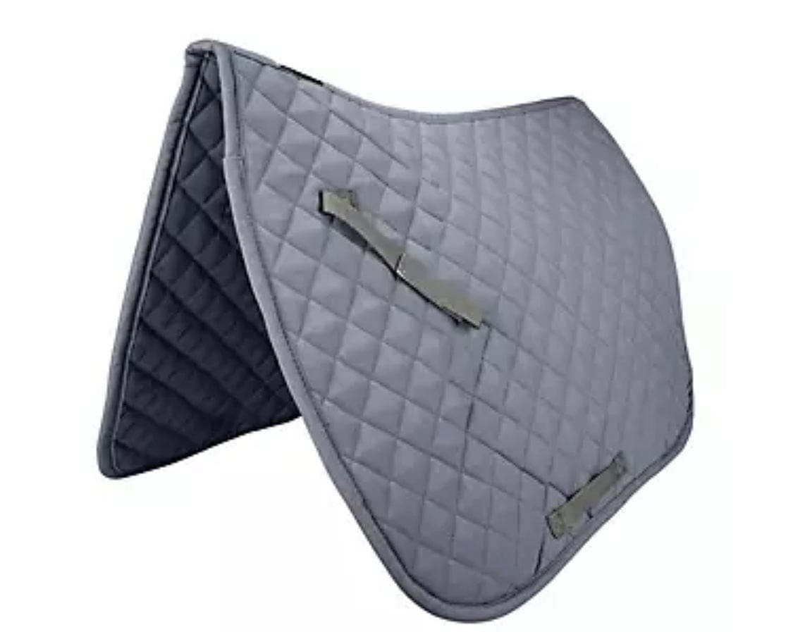 Equestrian Team Apparel Custom Saddle Pads Grey Saddle Pad- Custom equestrian team apparel online tack store mobile tack store custom farm apparel custom show stable clothing equestrian lifestyle horse show clothing riding clothes horses equestrian tack store