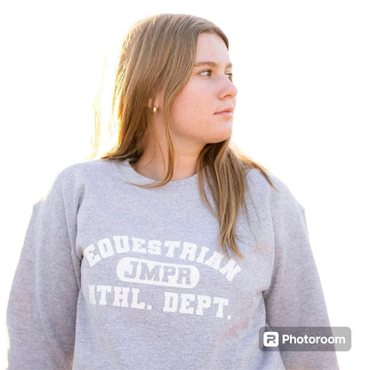 TKEQ Sweatshirt Adult Large / Jmpr TKEQ- Athletic Department Sweatshirt equestrian team apparel online tack store mobile tack store custom farm apparel custom show stable clothing equestrian lifestyle horse show clothing riding clothes horses equestrian tack store