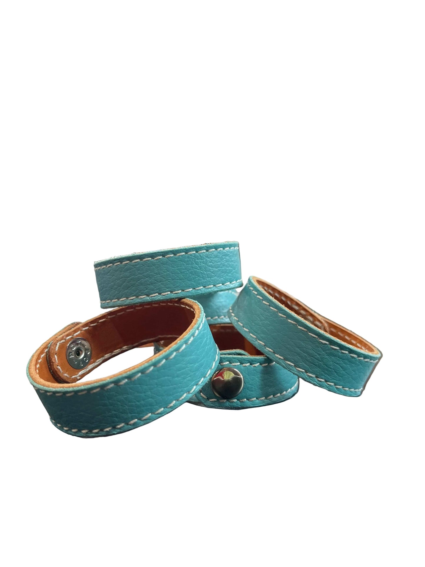 Equestrian Team Apparel Accessory Teal / 6.75" Chuck Leather Bracelet equestrian team apparel online tack store mobile tack store custom farm apparel custom show stable clothing equestrian lifestyle horse show clothing riding clothes Chuck Leather Bracelet horses equestrian tack store