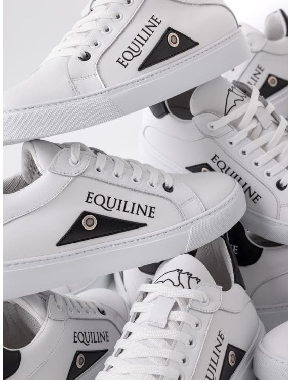 Equiline Shoe Equiline- Triangle Logo Leather Sneakers equestrian team apparel online tack store mobile tack store custom farm apparel custom show stable clothing equestrian lifestyle horse show clothing riding clothes horses equestrian tack store