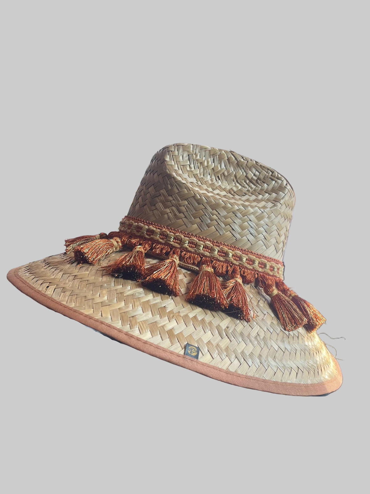 Island Girl Hats Hats Rust/Beige / Regular Brim Island Girl Hats- Tassels equestrian team apparel online tack store mobile tack store custom farm apparel custom show stable clothing equestrian lifestyle horse show clothing riding clothes Island Girl Hats- Tassels horses equestrian tack store