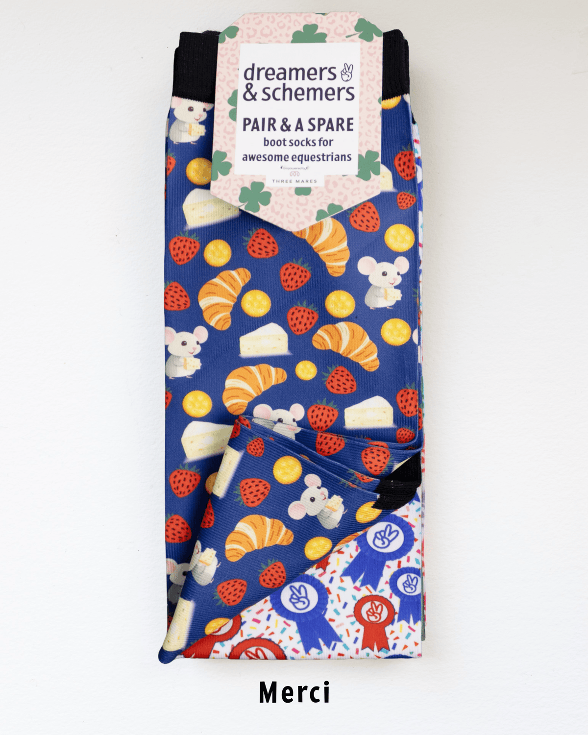 dreamers & schemers Boot Socks Dreamers & Schemers- Merci equestrian team apparel online tack store mobile tack store custom farm apparel custom show stable clothing equestrian lifestyle horse show clothing riding clothes Dreamers & Schemers- Merci horses equestrian tack store