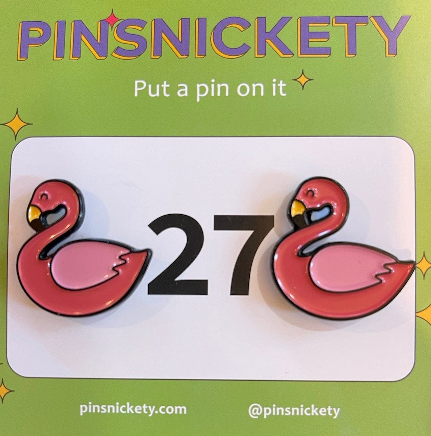 Pinsnickety Accessory Pinsnickety- Flamingo equestrian team apparel online tack store mobile tack store custom farm apparel custom show stable clothing equestrian lifestyle horse show clothing riding clothes horses equestrian tack store