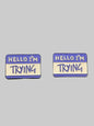 Long Spot Pins Hello I'm Trying Long Spot Pins- Number Pins equestrian team apparel online tack store mobile tack store custom farm apparel custom show stable clothing equestrian lifestyle horse show clothing riding clothes Long Spot Pins- Number Pins horses equestrian tack store