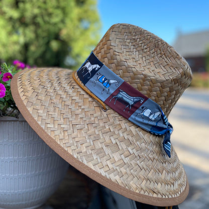 Island Girl Sun Hat Multi Color Ribbon Island Girl Hats- Derby Day equestrian team apparel online tack store mobile tack store custom farm apparel custom show stable clothing equestrian lifestyle horse show clothing riding clothes horses equestrian tack store
