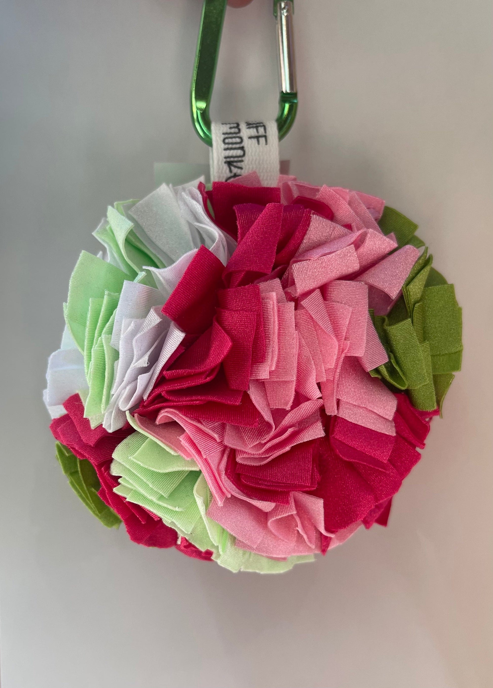 Fluff Monkey Accessory Multi Pinks/Greens Fluff Monkey- Large equestrian team apparel online tack store mobile tack store custom farm apparel custom show stable clothing equestrian lifestyle horse show clothing riding clothes horses equestrian tack store