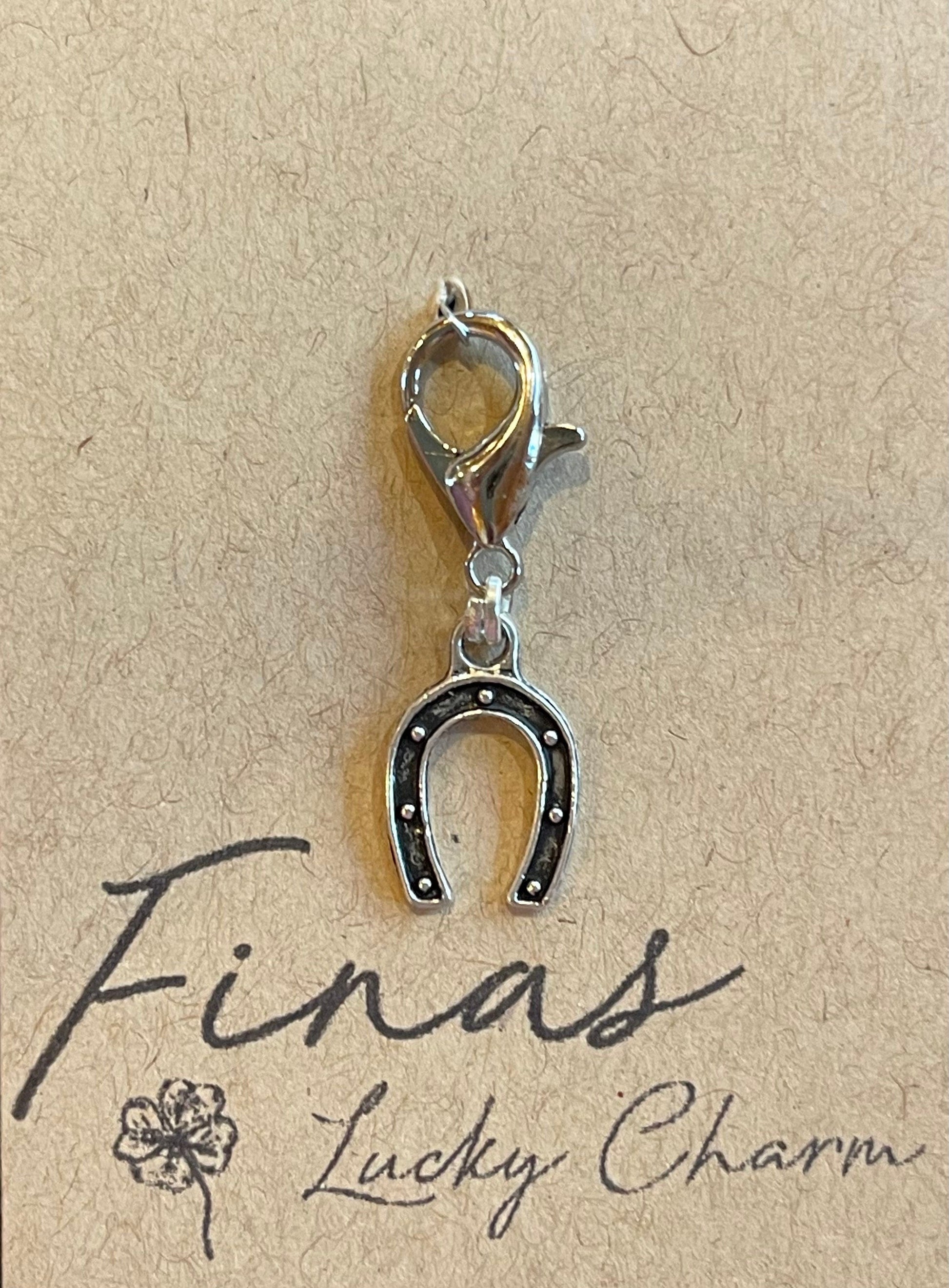 Fina's Lucky Charm charm Fina's Lucky Charm equestrian team apparel online tack store mobile tack store custom farm apparel custom show stable clothing equestrian lifestyle horse show clothing riding clothes horses equestrian tack store