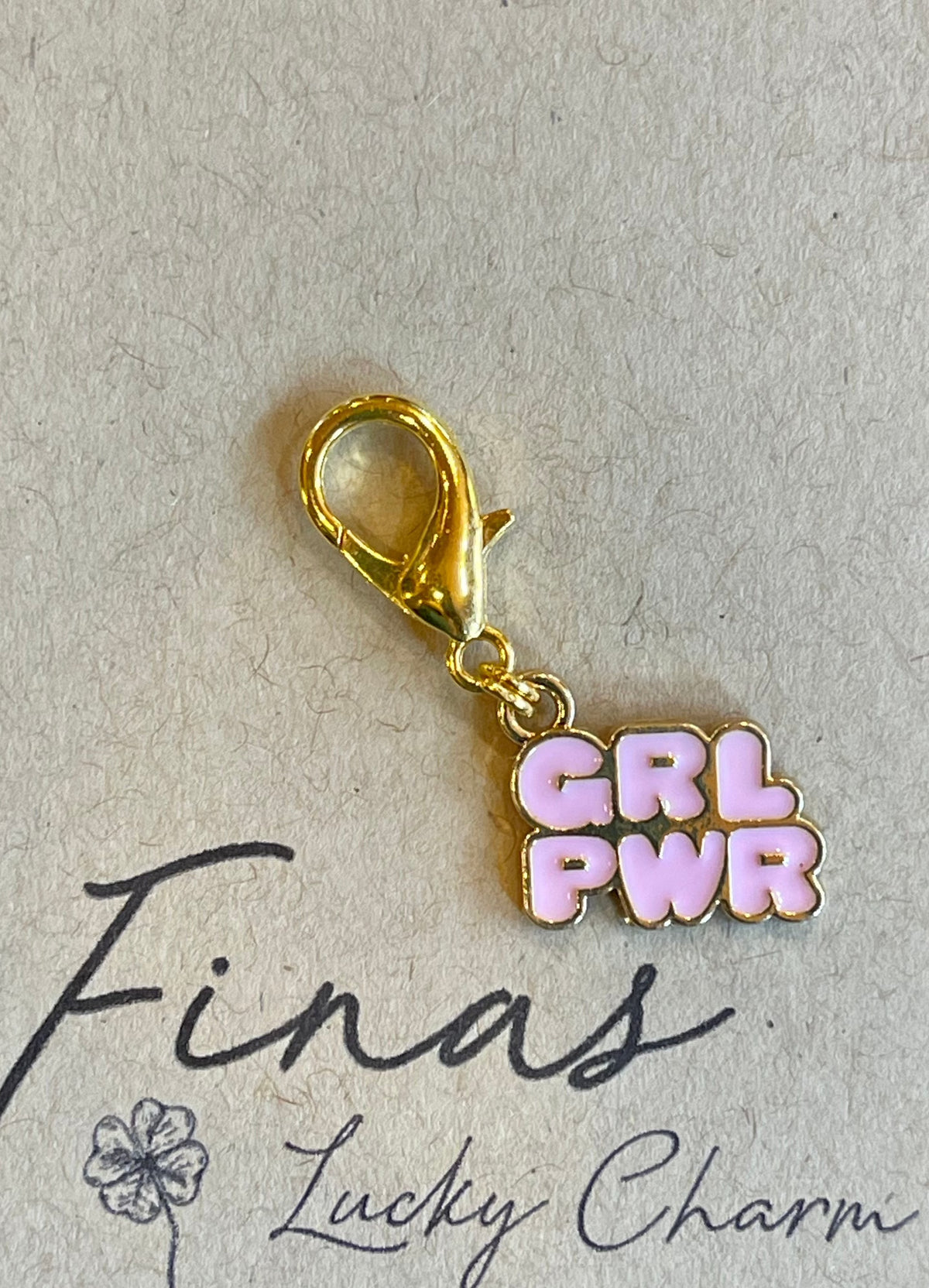 Fina's Lucky Charm charm Girl Power Fina's Lucky Charm equestrian team apparel online tack store mobile tack store custom farm apparel custom show stable clothing equestrian lifestyle horse show clothing riding clothes horses equestrian tack store