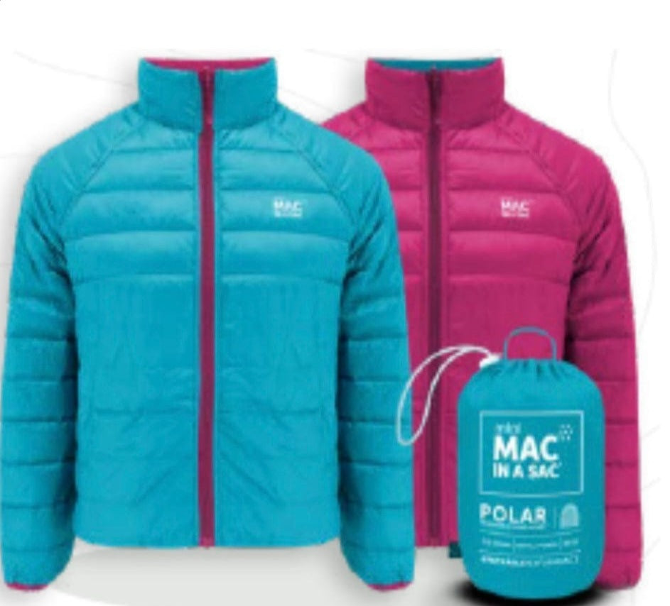 Mac In A Sac rain pant Bright Pink/Turquoise / 3/4 Mac In A Sac- Coat (Mini Polar) Youth equestrian team apparel online tack store mobile tack store custom farm apparel custom show stable clothing equestrian lifestyle horse show clothing riding clothes horses equestrian tack store