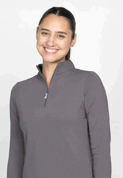 EIS Schooling Shirt Grey EIS- Sunshirts (XS) equestrian team apparel online tack store mobile tack store custom farm apparel custom show stable clothing equestrian lifestyle horse show clothing riding clothes EIS- Sunshirts (XS) horses equestrian tack store