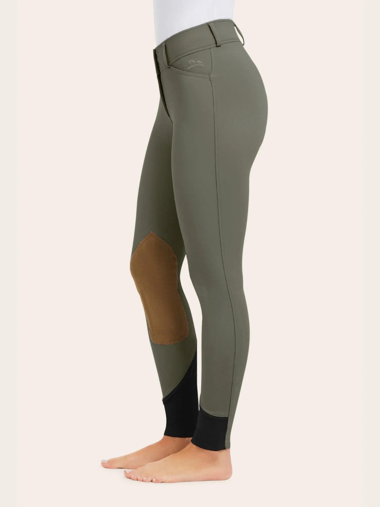 RJ Classics Breeches 22 / Dusty Olive RJ Classics- Gracie Knee Patch Breeches equestrian team apparel online tack store mobile tack store custom farm apparel custom show stable clothing equestrian lifestyle horse show clothing riding clothes RJ Classics- Gracie Knee Patch Breeches horses equestrian tack store