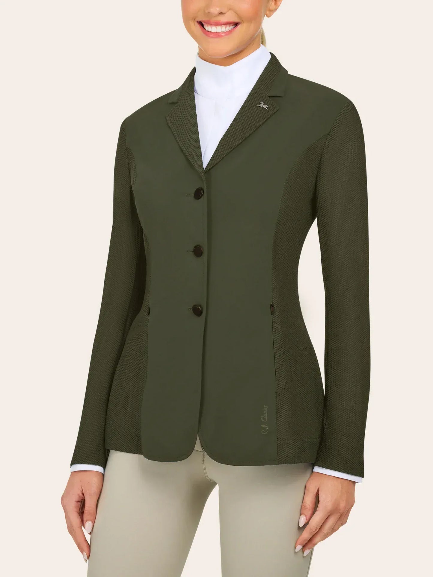 RJ Classics Show Coat 00 / Khaki Green RJ Classics- Show Coat Harmony EVO NEW equestrian team apparel online tack store mobile tack store custom farm apparel custom show stable clothing equestrian lifestyle horse show clothing riding clothes RJ Classics- Show Coat Harmony EVO NEW horses equestrian tack store