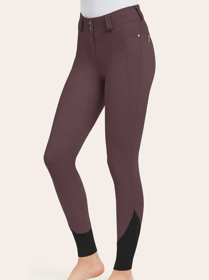 RJ Classics Breeches Grape Wine / 22 RJ Classics- Hayden Breeches Silicone Knee equestrian team apparel online tack store mobile tack store custom farm apparel custom show stable clothing equestrian lifestyle horse show clothing riding clothes horses equestrian tack store