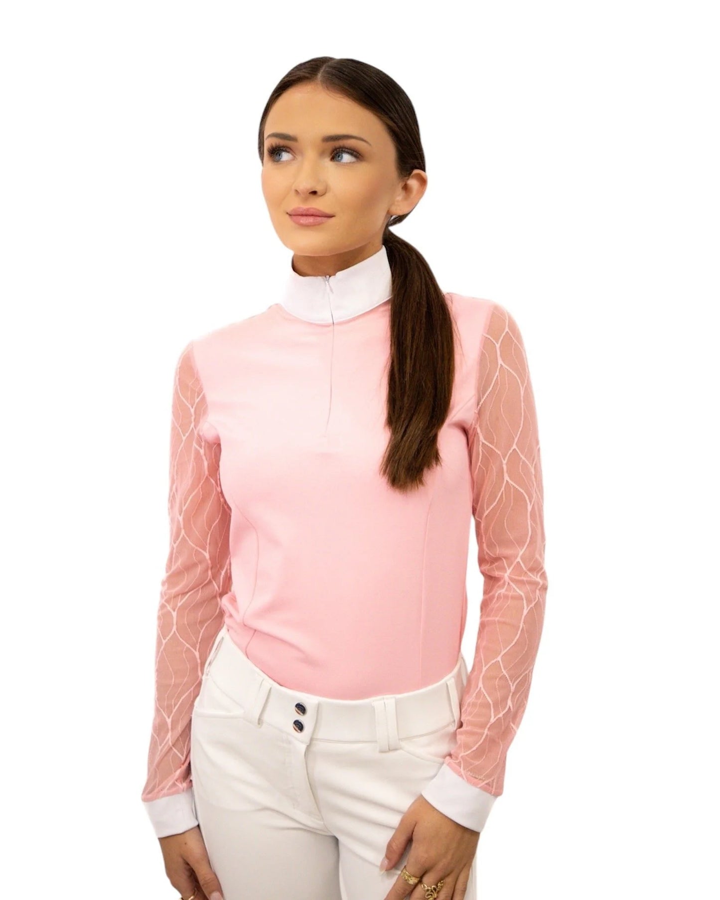 Equisite Elements of Style Women's Shirt XS / Pink Flora Equisite Elements- Ophelia Shirt equestrian team apparel online tack store mobile tack store custom farm apparel custom show stable clothing equestrian lifestyle horse show clothing riding clothes Equisite Elements- Ophelia Shirt horses equestrian tack store