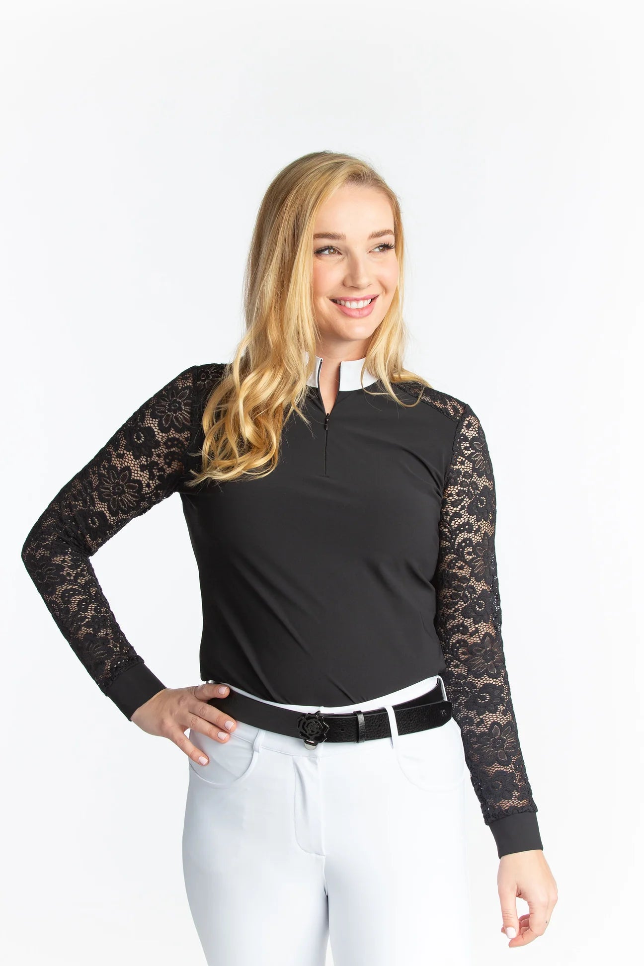 Hannah Childs- Jaclyn Lace Show Shirt (Long Sleeve)