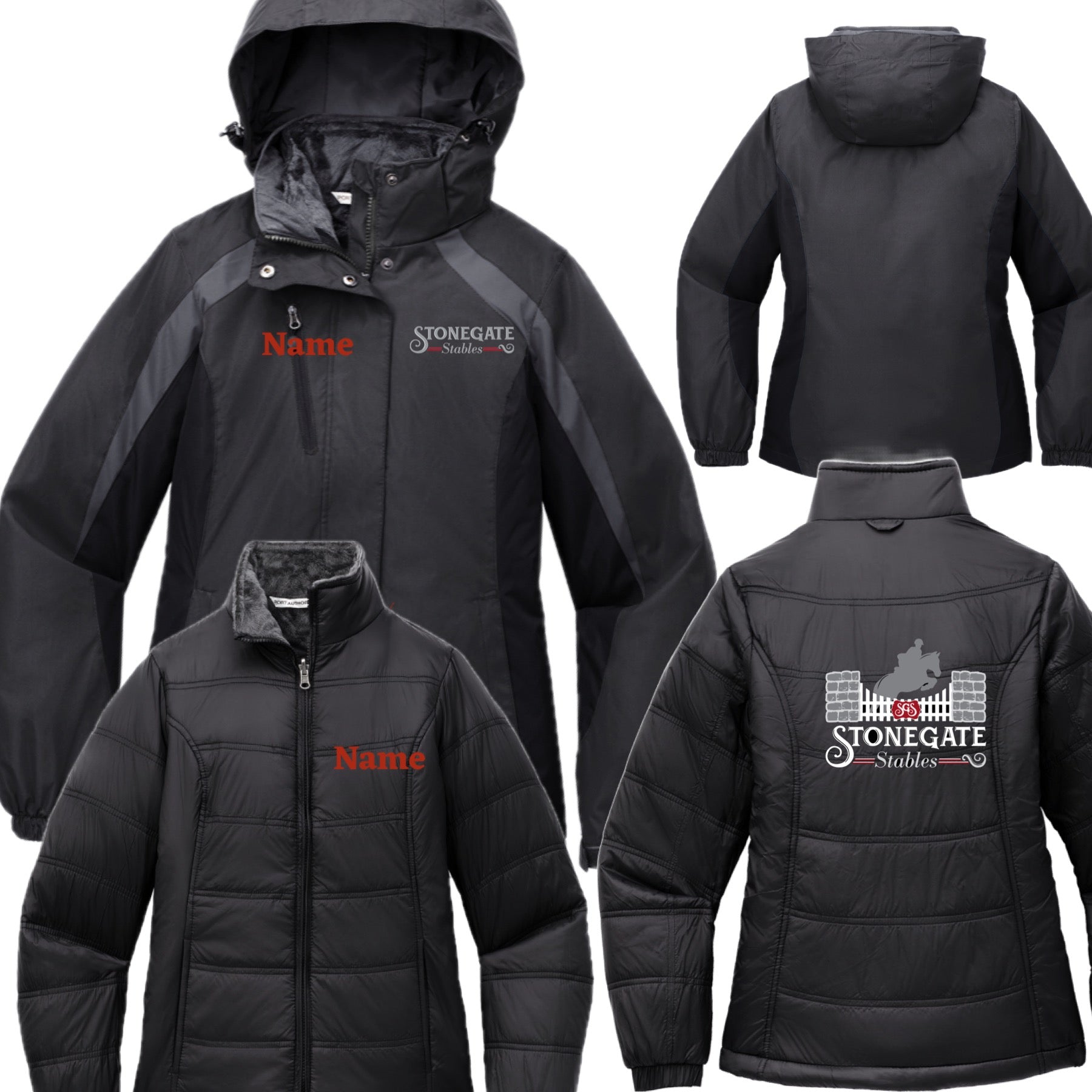 Equestrian Team Apparel Stonegate Stables 3in1 Heavy Jacket equestrian team apparel online tack store mobile tack store custom farm apparel custom show stable clothing equestrian lifestyle horse show clothing riding clothes horses equestrian tack store