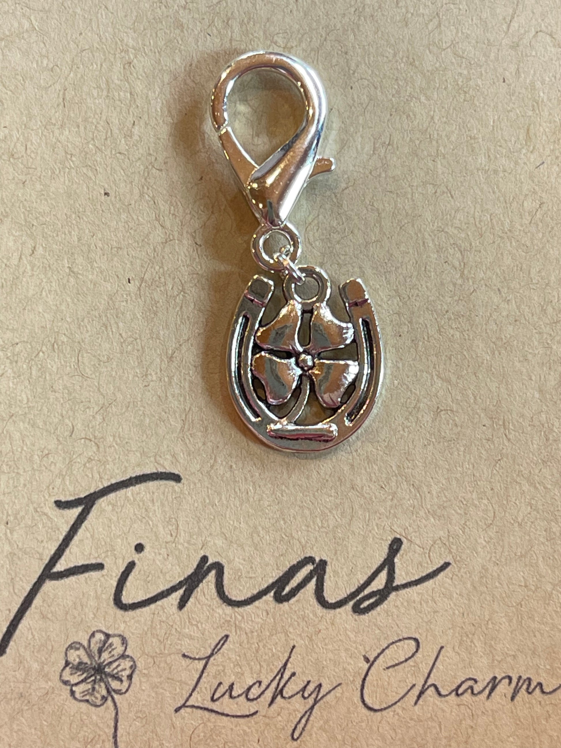 Fina's Lucky Charm charm Fina's Lucky Charm equestrian team apparel online tack store mobile tack store custom farm apparel custom show stable clothing equestrian lifestyle horse show clothing riding clothes horses equestrian tack store