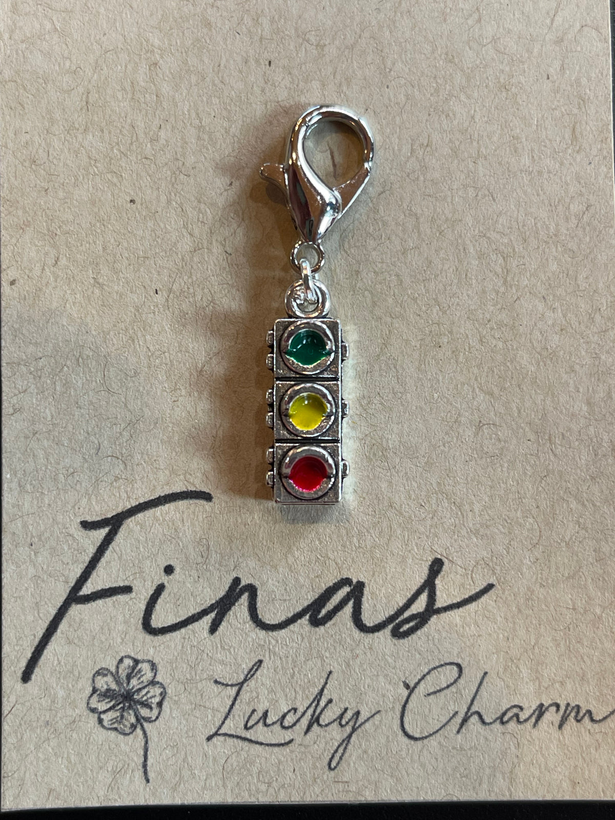 Fina's Lucky Charm charm Stop Light Fina's Lucky Charm equestrian team apparel online tack store mobile tack store custom farm apparel custom show stable clothing equestrian lifestyle horse show clothing riding clothes horses equestrian tack store