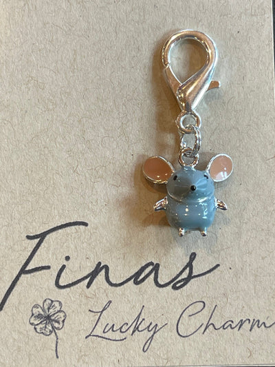 Fina's Lucky Charm charm Mouse Fina's Lucky Charm equestrian team apparel online tack store mobile tack store custom farm apparel custom show stable clothing equestrian lifestyle horse show clothing riding clothes horses equestrian tack store