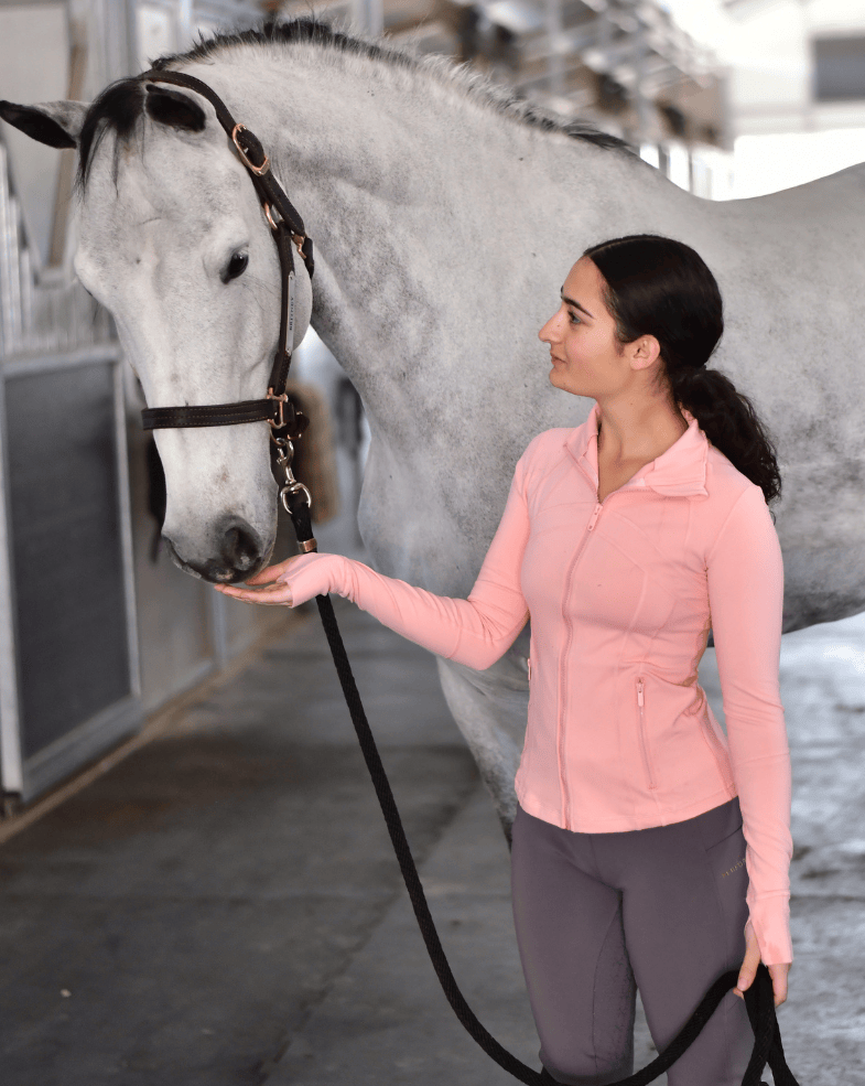 Barn Babe Equestrian jacket Peach Pink / S (4) Barn Babe Equestrian- Schooling Jacket equestrian team apparel online tack store mobile tack store custom farm apparel custom show stable clothing equestrian lifestyle horse show clothing riding clothes Barn Babe Equestrian- Schooling Jacket horses equestrian tack store