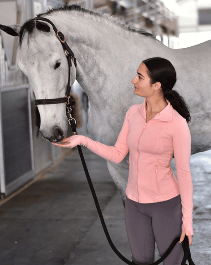 Barn Babe Equestrian jacket Peach Pink / S (4) Barn Babe Equestrian- Schooling Jacket equestrian team apparel online tack store mobile tack store custom farm apparel custom show stable clothing equestrian lifestyle horse show clothing riding clothes Barn Babe Equestrian- Schooling Jacket horses equestrian tack store
