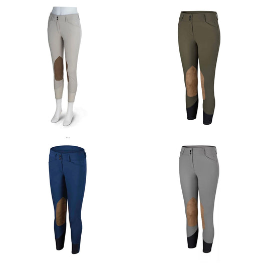 RJ Classics Breeches RJ Classics- Anna Mid-Rise Front Zip Breech equestrian team apparel online tack store mobile tack store custom farm apparel custom show stable clothing equestrian lifestyle horse show clothing riding clothes horses equestrian tack store