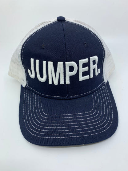 Equestrian Team Apparel Custom Team Hats Trucker Cap-JUMPER. equestrian team apparel online tack store mobile tack store custom farm apparel custom show stable clothing equestrian lifestyle horse show clothing riding clothes horses equestrian tack store