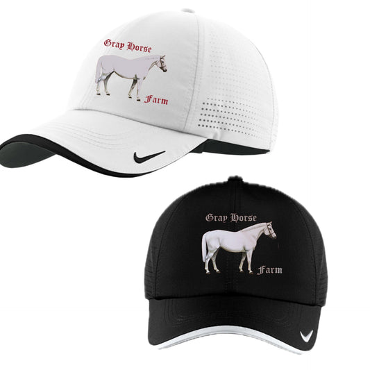 Equestrian Team Apparel Grey Horse Farm - Nike Baseball Cap equestrian team apparel online tack store mobile tack store custom farm apparel custom show stable clothing equestrian lifestyle horse show clothing riding clothes Grey Horse Farm - Nike Baseball Cap horses equestrian tack store