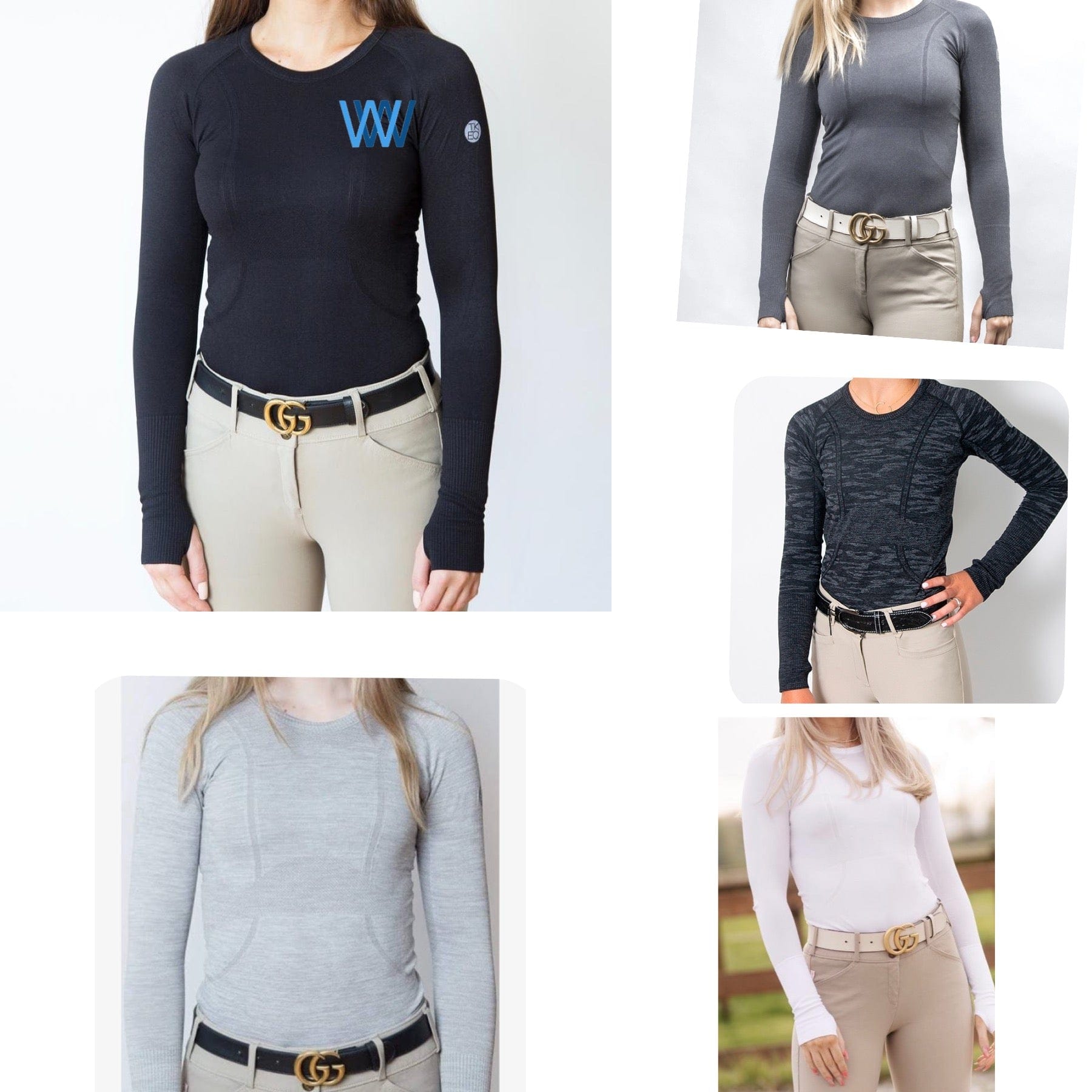 Equestrian Team Apparel Double W Farms Ladies Tech Shirt equestrian team apparel online tack store mobile tack store custom farm apparel custom show stable clothing equestrian lifestyle horse show clothing riding clothes horses equestrian tack store