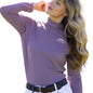 Equestrian Team Apparel XXS / Lilac Bradley Equestrian Team- Alesia Perforated Shirt equestrian team apparel online tack store mobile tack store custom farm apparel custom show stable clothing equestrian lifestyle horse show clothing riding clothes Bradley Equestrian Team- Alesia Perforated Shirt horses equestrian tack store