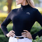 Equestrian Team Apparel XXS / Jet Black Bradley Equestrian Team- Alesia Perforated Shirt equestrian team apparel online tack store mobile tack store custom farm apparel custom show stable clothing equestrian lifestyle horse show clothing riding clothes Bradley Equestrian Team- Alesia Perforated Shirt horses equestrian tack store