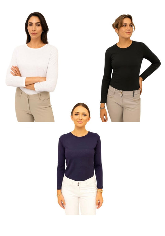 Equisite Elements of Style clothing Equisite Elements- Cadence Perforated Long Sleeve Tee equestrian team apparel online tack store mobile tack store custom farm apparel custom show stable clothing equestrian lifestyle horse show clothing riding clothes Equisite Elements- Cadence Perforated Long Sleeve Tee horses equestrian tack store
