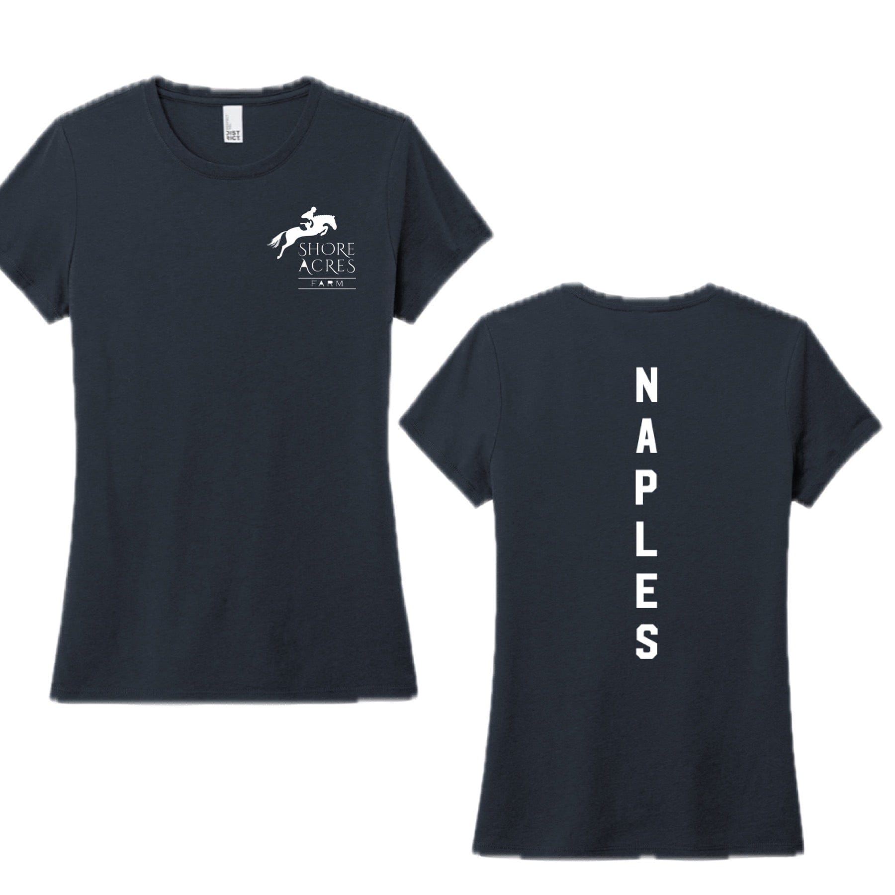 Equestrian Team Apparel Shore Acres Farm Logo Tee Shirt equestrian team apparel online tack store mobile tack store custom farm apparel custom show stable clothing equestrian lifestyle horse show clothing riding clothes horses equestrian tack store