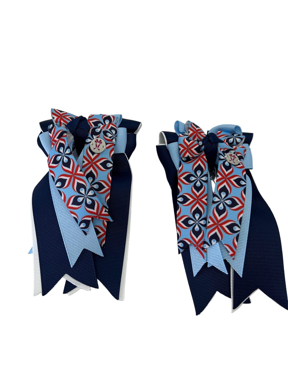 PonyTail Bows 3" Tails PonyTail Bows- Flower Power equestrian team apparel online tack store mobile tack store custom farm apparel custom show stable clothing equestrian lifestyle horse show clothing riding clothes PonyTail Bows | Equestrian Hair Accessories horses equestrian tack store