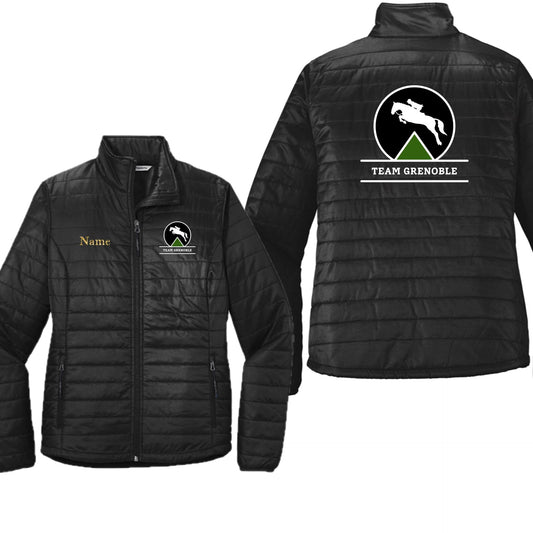 Equestrian Team Apparel Team Grenoble - Puffy Jacket equestrian team apparel online tack store mobile tack store custom farm apparel custom show stable clothing equestrian lifestyle horse show clothing riding clothes Team Grenoble - Puffy Jacket horses equestrian tack store