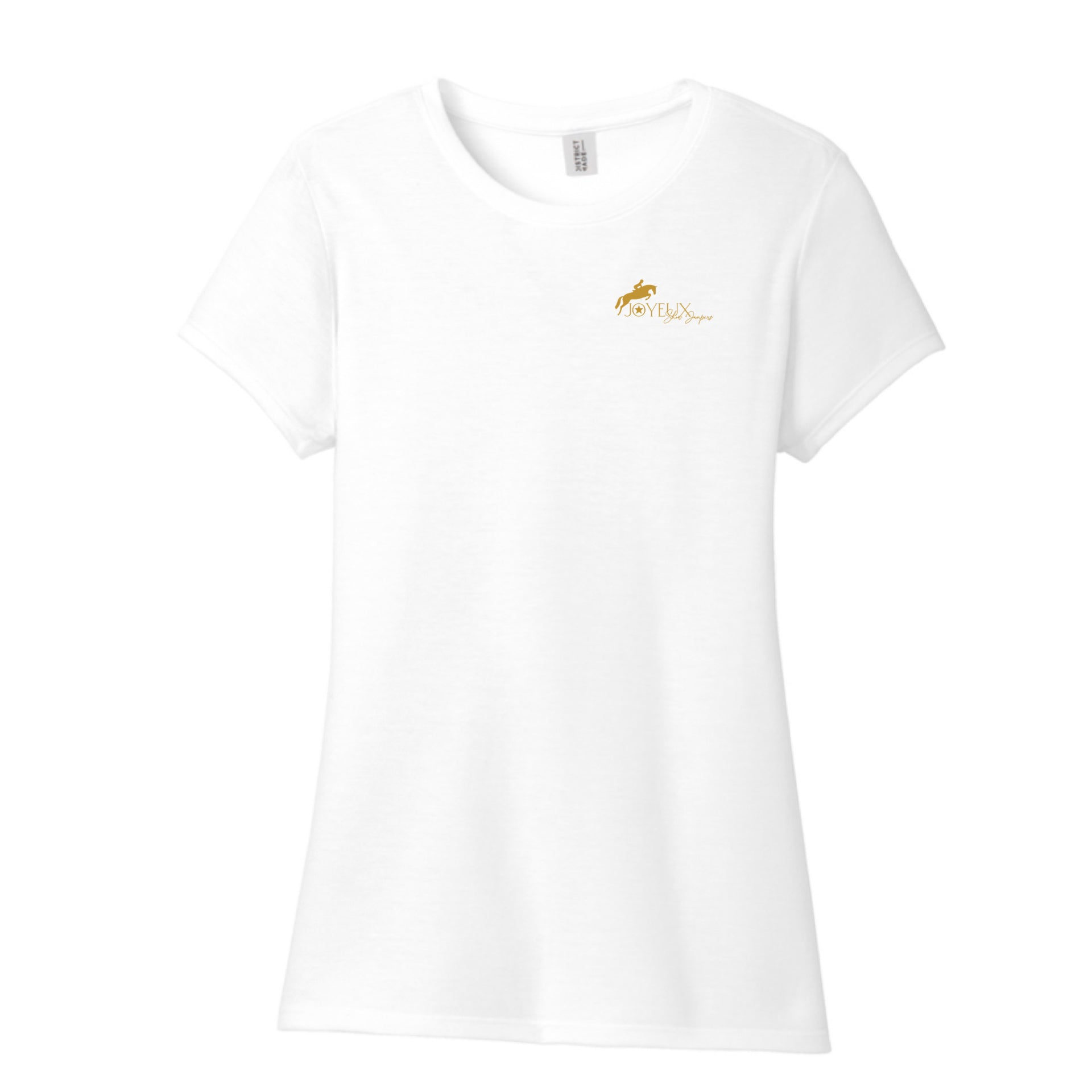 Equestrian Team Apparel Joyeux Show Stables- Ladies Tee Shirts equestrian team apparel online tack store mobile tack store custom farm apparel custom show stable clothing equestrian lifestyle horse show clothing riding clothes Joyeux Show Stables- Ladies Tee Shirts horses equestrian tack store