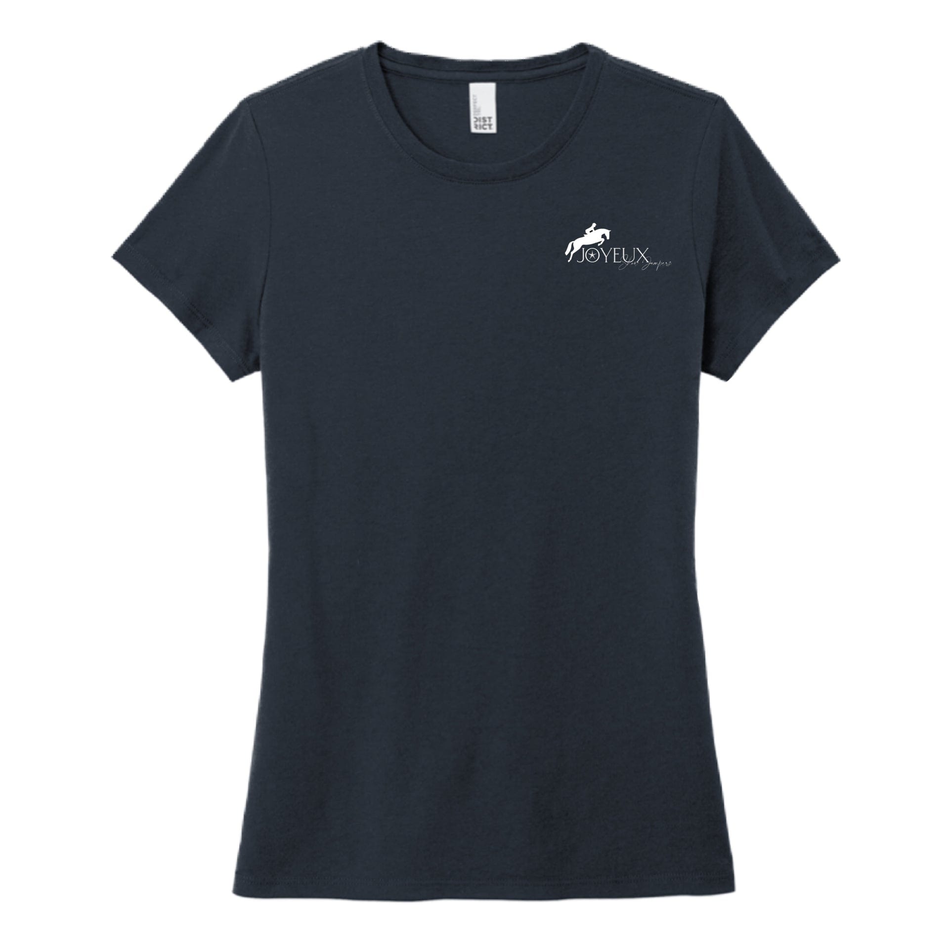 Equestrian Team Apparel Joyeux Show Stables- Ladies Tee Shirts equestrian team apparel online tack store mobile tack store custom farm apparel custom show stable clothing equestrian lifestyle horse show clothing riding clothes Joyeux Show Stables- Ladies Tee Shirts horses equestrian tack store