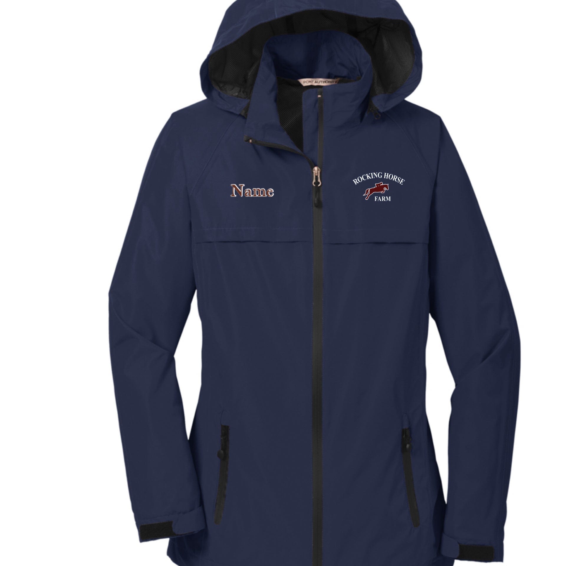Equestrian Team Apparel XS / Ladies Rocking Horse Farm - Raincoats equestrian team apparel online tack store mobile tack store custom farm apparel custom show stable clothing equestrian lifestyle horse show clothing riding clothes Rocking Horse Farm - Raincoats horses equestrian tack store