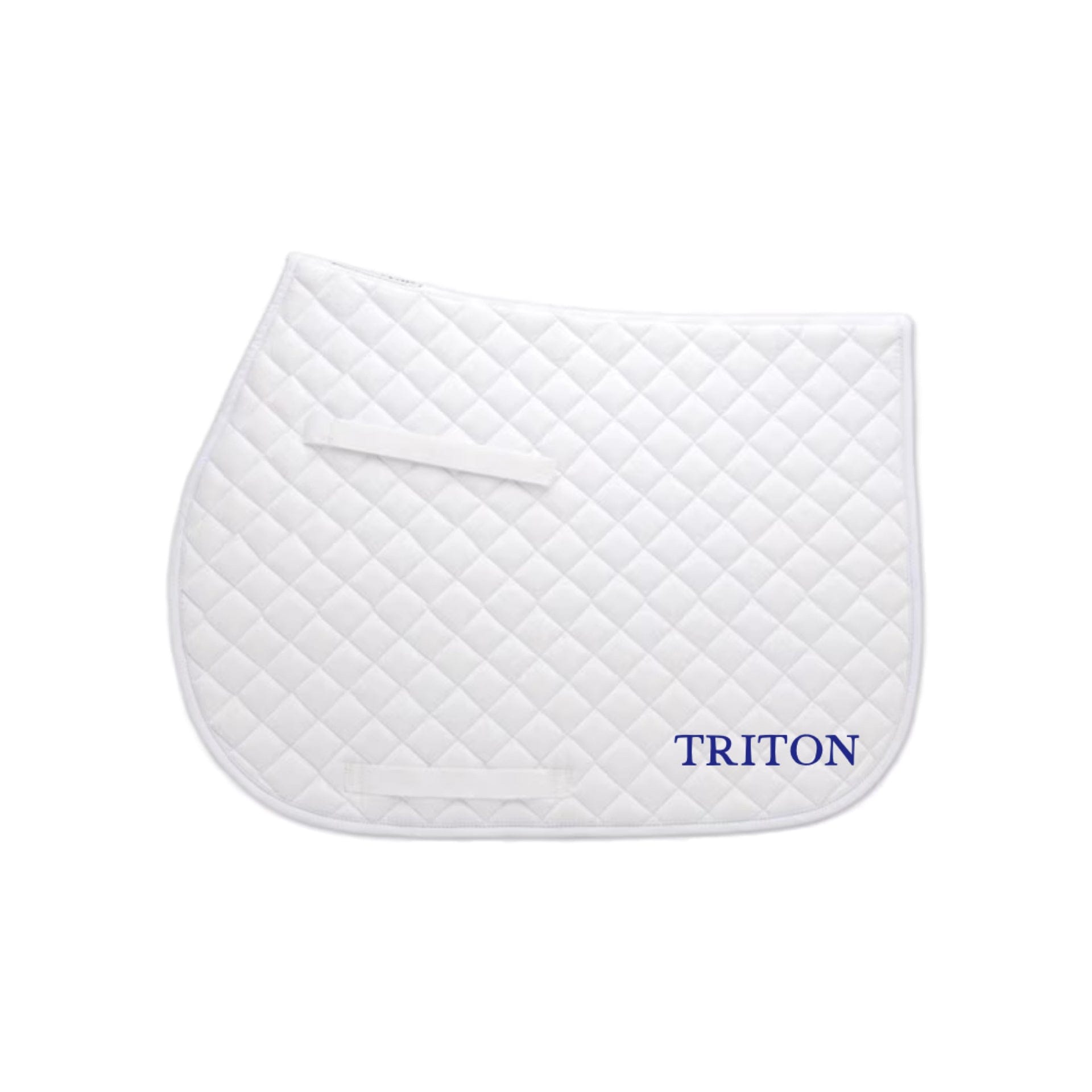 Equestrian Team Apparel White Triton - Saddle Pad equestrian team apparel online tack store mobile tack store custom farm apparel custom show stable clothing equestrian lifestyle horse show clothing riding clothes Triton - Saddle Pad horses equestrian tack store