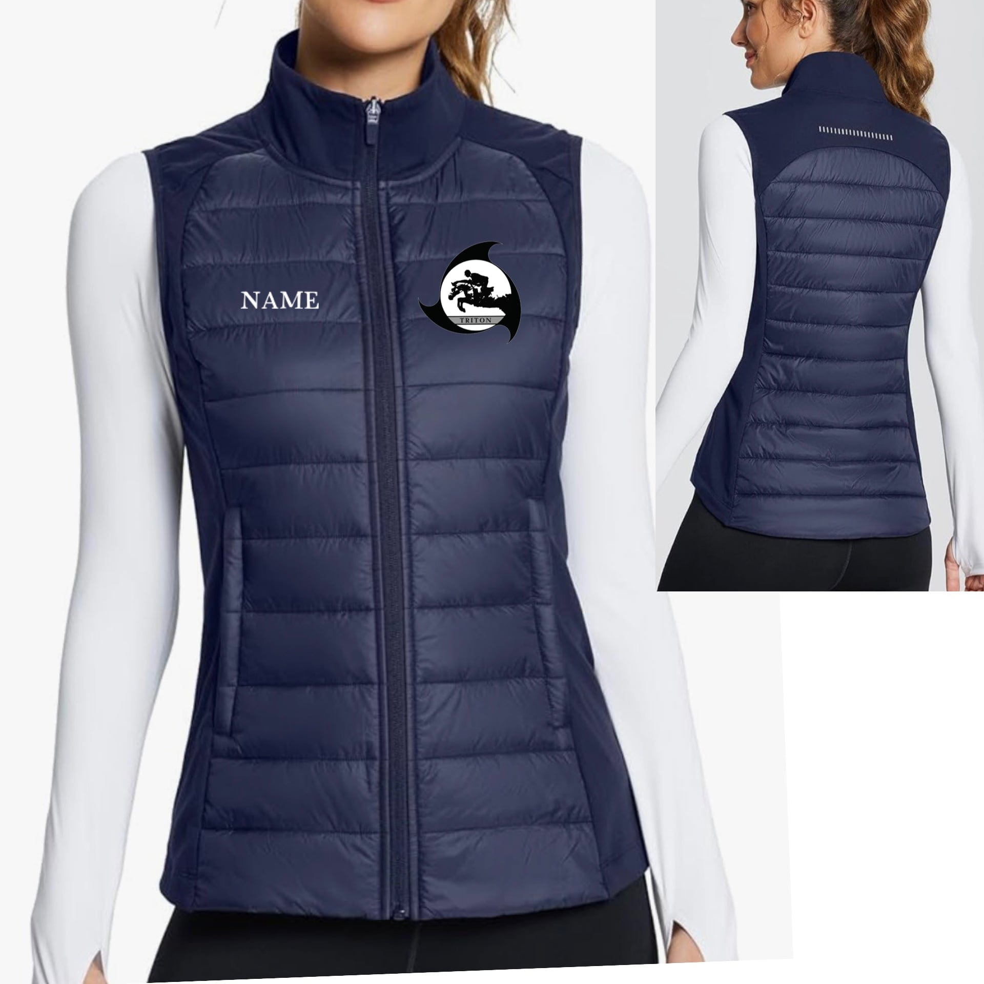 Equestrian Team Apparel XS / Ladies Triton - Hybrid Puffy Vest equestrian team apparel online tack store mobile tack store custom farm apparel custom show stable clothing equestrian lifestyle horse show clothing riding clothes Triton - Hybrid Puffy Vest horses equestrian tack store