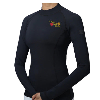 Equestrian Team Apparel XS / GhoDho October Hill Farm Mock Neck Shirts equestrian team apparel online tack store mobile tack store custom farm apparel custom show stable clothing equestrian lifestyle horse show clothing riding clothes horses equestrian tack store