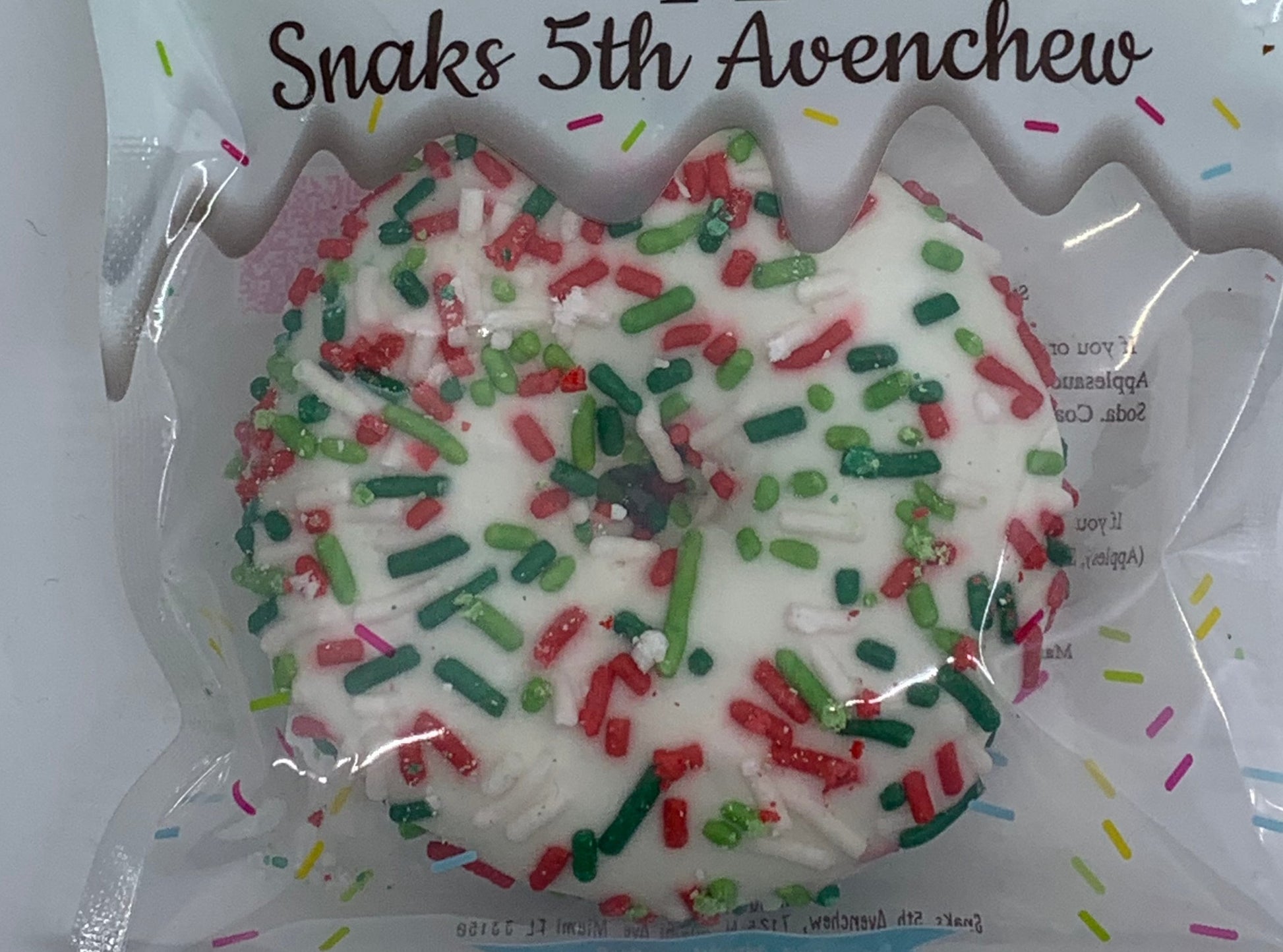 Snaks 5th Avenchew Treats Winter White Snaks Fifth Avenchew- Donut Pony Treats Christmas equestrian team apparel online tack store mobile tack store custom farm apparel custom show stable clothing equestrian lifestyle horse show clothing riding clothes horses equestrian tack store