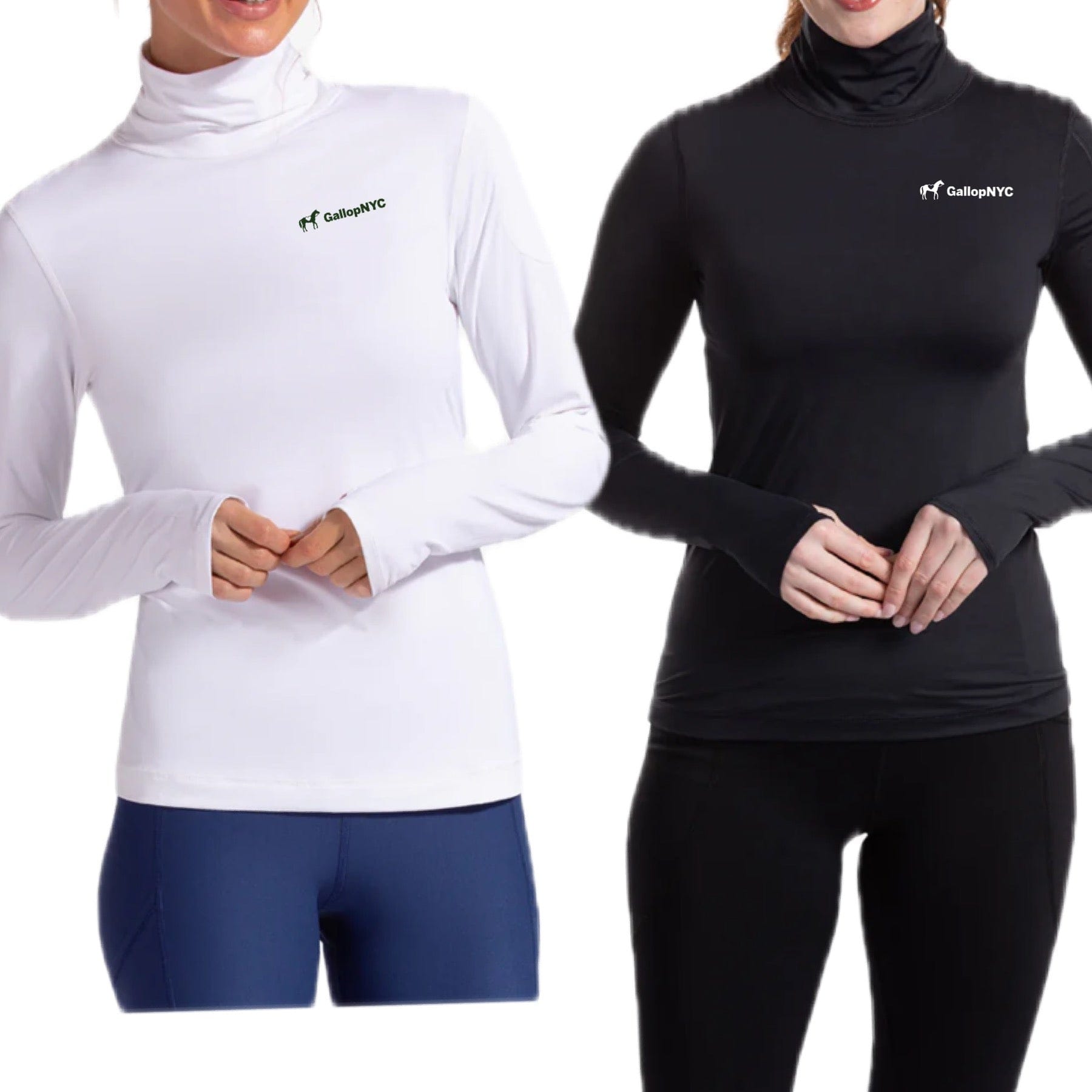 Equestrian Team Apparel Gallop NYC Turtleneck Sun Shirt equestrian team apparel online tack store mobile tack store custom farm apparel custom show stable clothing equestrian lifestyle horse show clothing riding clothes horses equestrian tack store