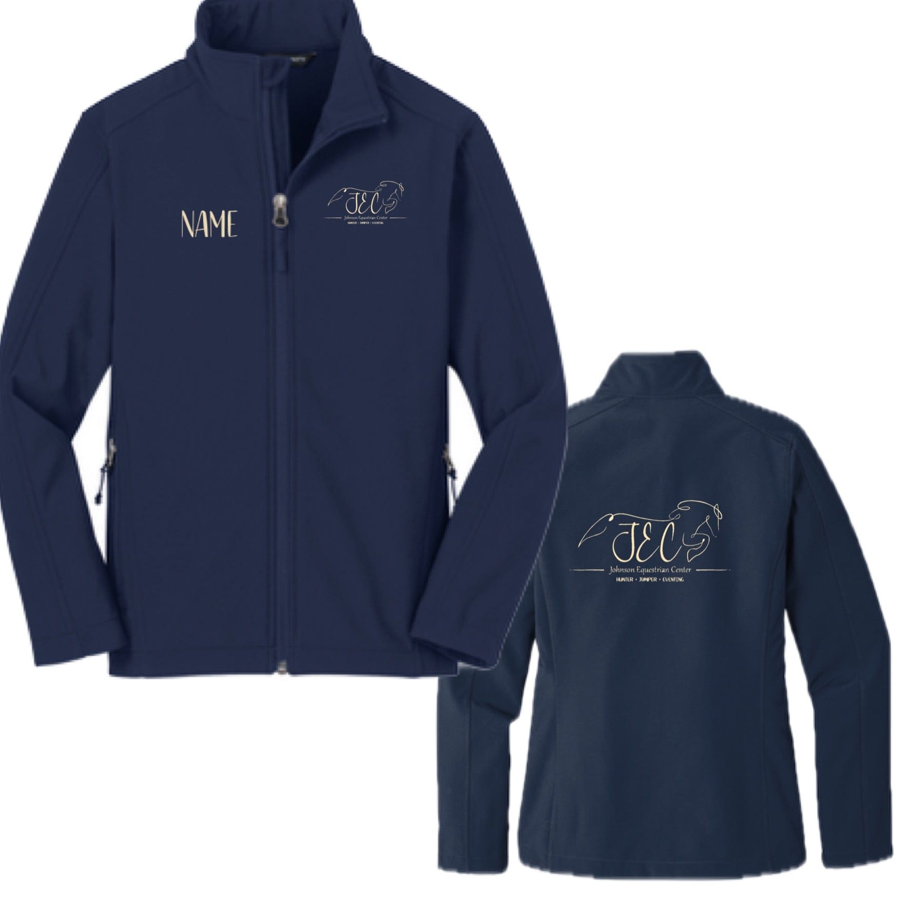 Equestrian Team Apparel Johnson Equestrian Center Soft shell Jacket equestrian team apparel online tack store mobile tack store custom farm apparel custom show stable clothing equestrian lifestyle horse show clothing riding clothes horses equestrian tack store