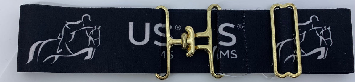 Snaks 5th Avenchew Treats Gold T Buckle 2" Black Stretch Belt Pony Finals 2023 equestrian team apparel online tack store mobile tack store custom farm apparel custom show stable clothing equestrian lifestyle horse show clothing riding clothes horses equestrian tack store