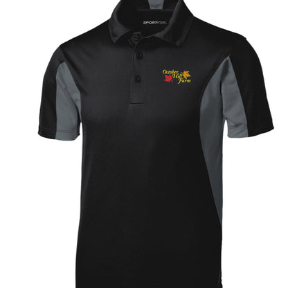 Equestrian Team Apparel October Hill Farm Two Tone Polo Shirt equestrian team apparel online tack store mobile tack store custom farm apparel custom show stable clothing equestrian lifestyle horse show clothing riding clothes horses equestrian tack store