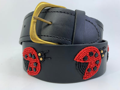 Equestrian Team Apparel Ladybug / XS/S Beaded Belt- Assorted Designs equestrian team apparel online tack store mobile tack store custom farm apparel custom show stable clothing equestrian lifestyle horse show clothing riding clothes horses equestrian tack store