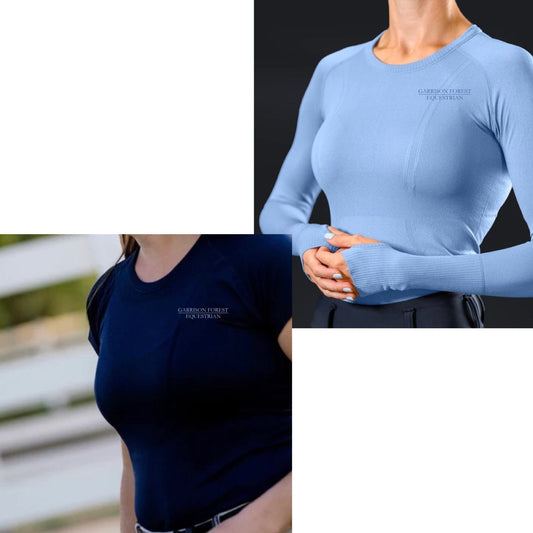 Equestrian Team Apparel Custom Team Shirts Garrison Forest Equestrian - Tech Shirt (Ladies) equestrian team apparel online tack store mobile tack store custom farm apparel custom show stable clothing equestrian lifestyle horse show clothing riding clothes Garrison Forest Equestrian - Tech Shirt (Ladies) horses equestrian tack store